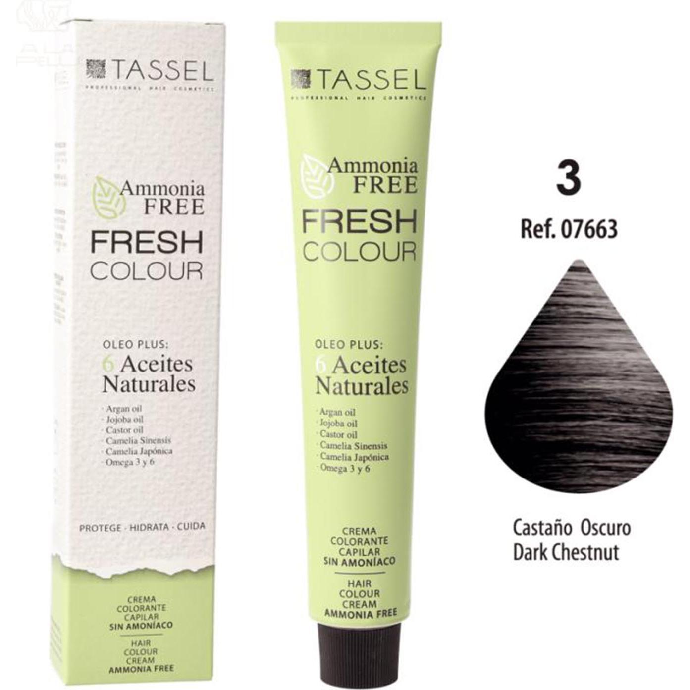 Caso, Haarfarbe, Eurostil Fresh Colour Ammoniakfreies dunkelbraunes Creme-Haarfärbemittel