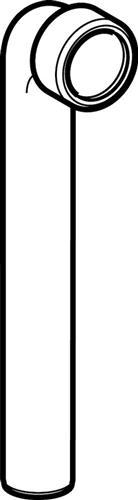 Geberit Curva di collegamento a 90° con raccordo a compressione