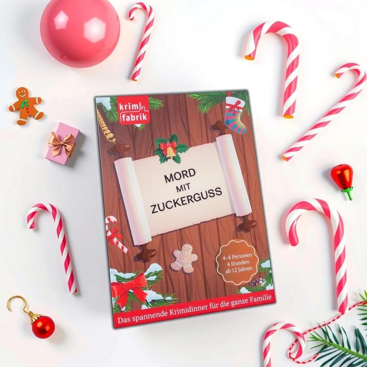 Produktbild Krimi Fabrik Krimidinner - Mord mit Zuckerguss (Deutsch, 4 - 6 Spieler)