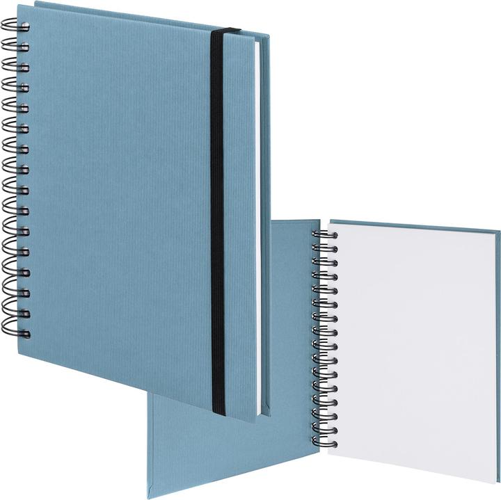 Actual product image Rössler Spiral notebook Soho denim (A5, Plain, Hardcover)