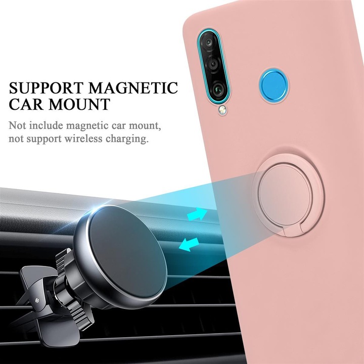 Actual product image Cadorabo TPU Liquid Ring Silicone Case Cover (Huawei P30 Lite)