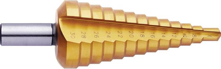 Productafbeelding Exact HSS stappenboren set 3 stuks 4 (6 - 30, 4 - 12, 4 - 20)