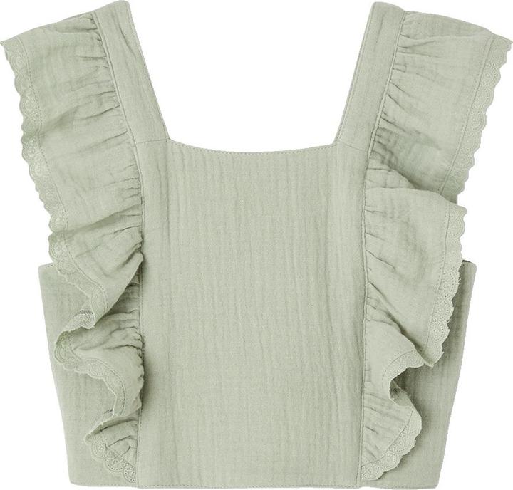 Actual product image Vertbaudet Festliches Mädchen-Set: Blusentop & Volantrock aus Musselin (92)