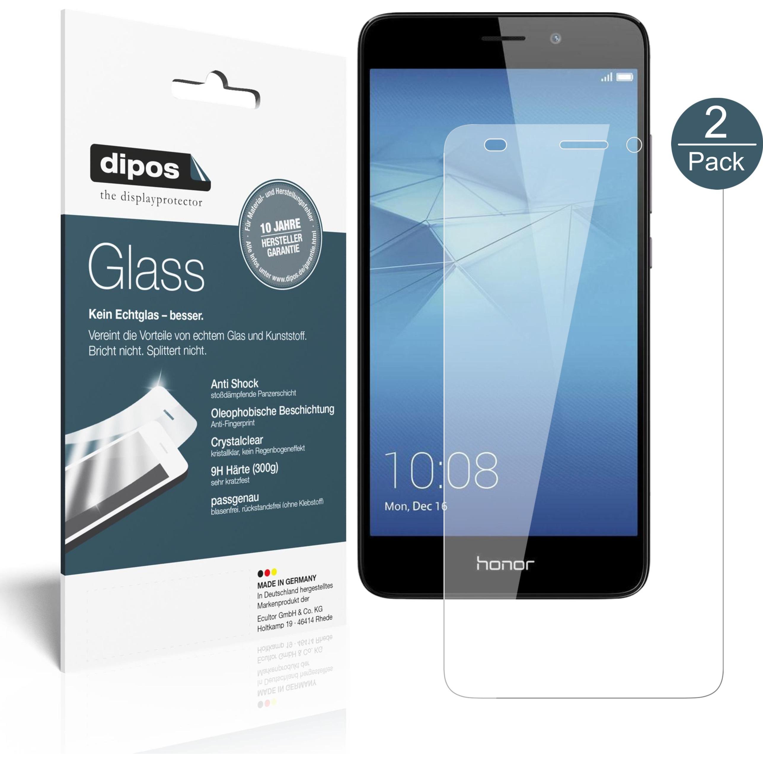 Dipos Displayschutz Anti-Shock (1 Stück, Honor 5C), Smartphone Schutzfolie, Transparent