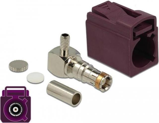 Produktbild Delock FAKRA D jack 90° for crimping (Antennendose)