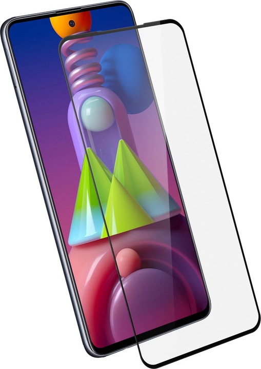 Actual product image Avizar bulletproof glass, glass protective film, protective glass (1 Piece, Samsung Galaxy M51)