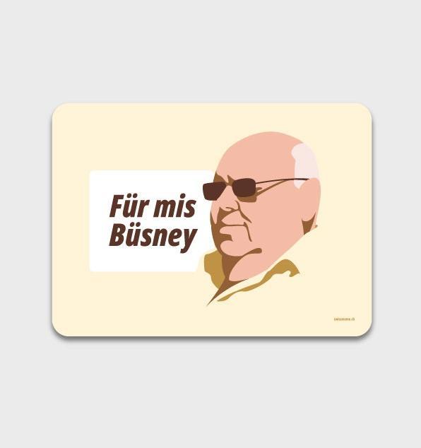 Actual product image SwissMeme Büsney mouse mat