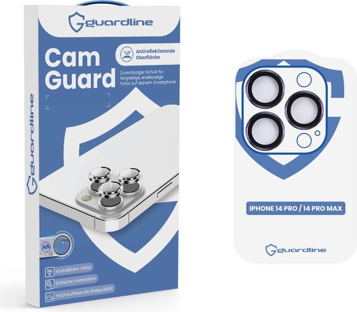 Image du produit Guardline CamGuard (1 pièce(s), Apple iPhone 14 Pro Max, Apple iPhone 14 Pro)