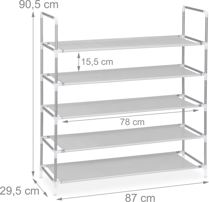 Immagine prodotto Relaxdays Baylee (87 x 29,5 x 90,5 cm)