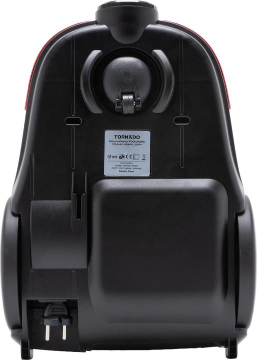 Produktbild Tornado Staubsauger VCCKC800RC / Vacuum cleaner BK,W,R