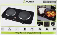 Produktbild Benson Electric BENSON Kochfeld doppelt – 46 x 24 x 7 cm – 1000/15