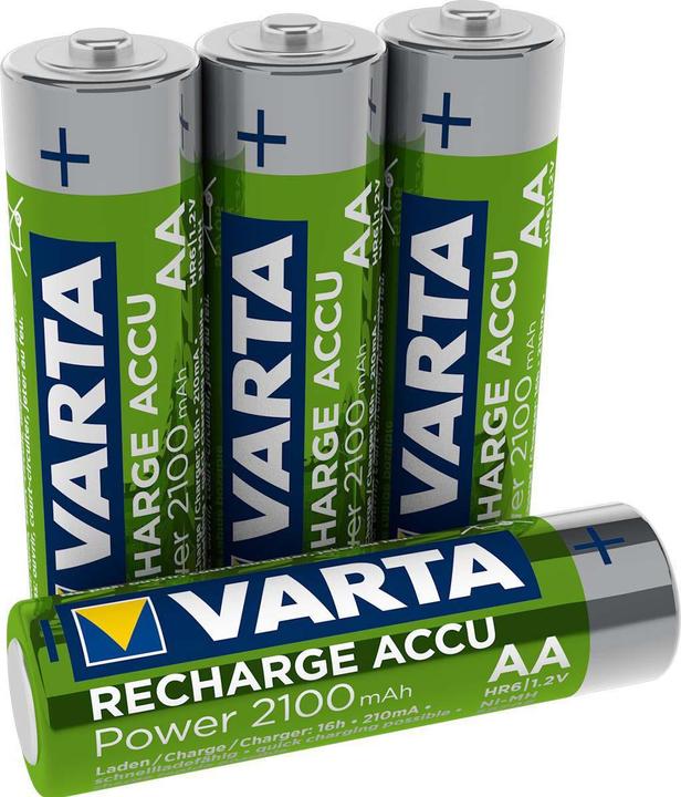 Actual product image Varta Recharge Accu Power (4 pcs., AA, 2100 mAh)