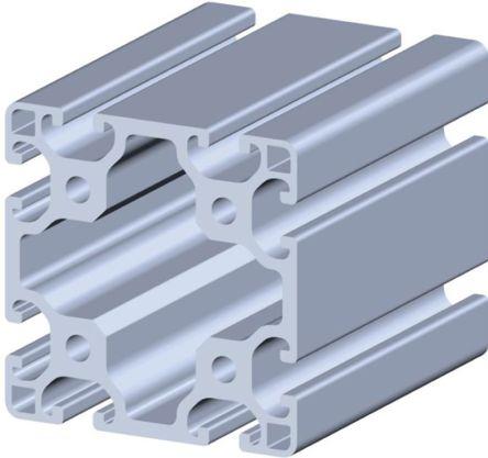 Actual product image RS PRO Profile 8, 80x80 Light, 8 groove, 3m