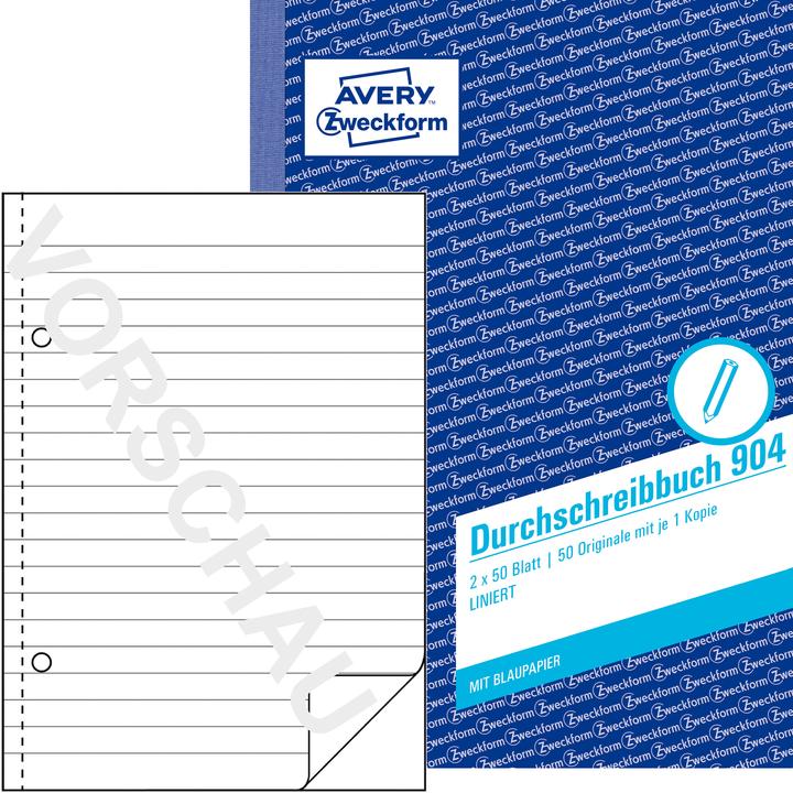 Actual product image Avery Carbonless copybook (50 x)