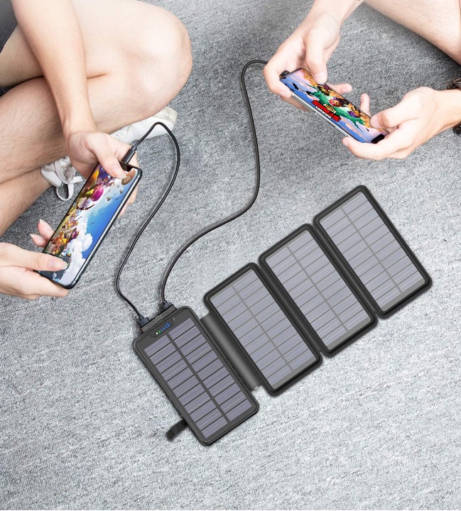 Actual product image Elzle Solar Powerbank (26800 mAh)