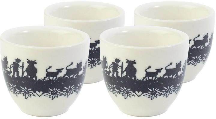 Trendform Eierbecher Swiss Tradition 4er Set, Material: Keramik (4 x)