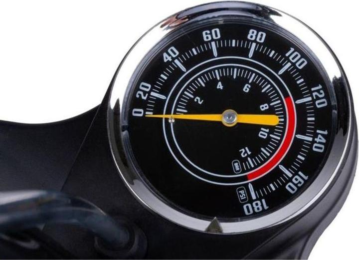 Actual product image XQ Max Bicycle pump with pressure indicator