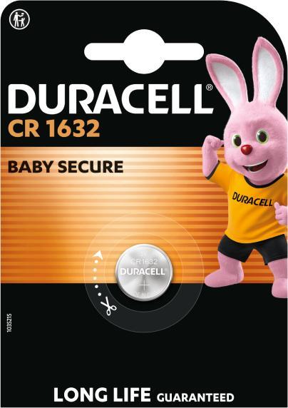 Actual product image Duracell Electronics (1 pcs., CR1632, 137 mAh)