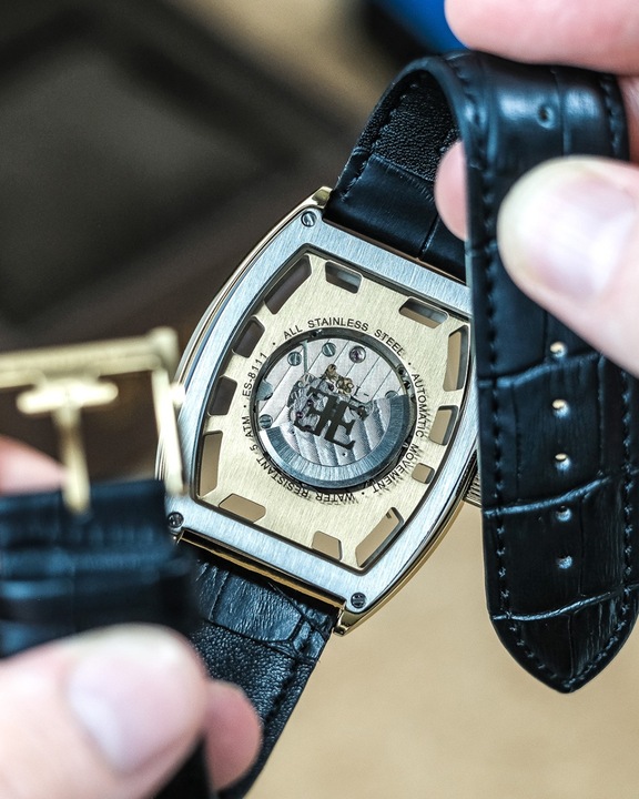 Actual product image Thomas Earnshaw ES-8111-02 Men's watch Holborn Skeleton Automatic 40mm 5ATM (Analogue wristwatch)