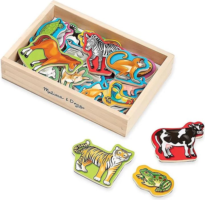 Produktbild Melissa & Doug 20 Holztiermagneten (20x)
