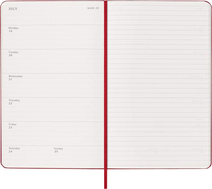 Image du produit Moleskine Agenda commercial Weekly (A5, 1 semaine / 1 page)