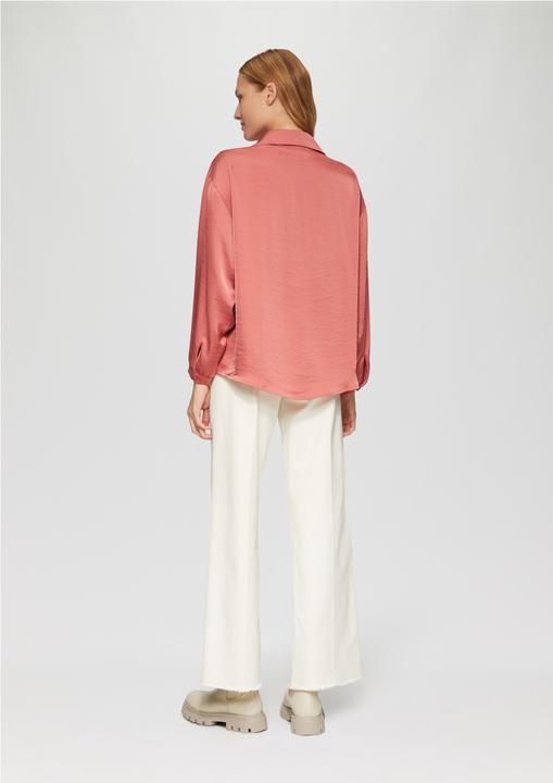 Actual product image S.Oliver Bluse Satinierte Bluse mit V-Ausschnitt (36)