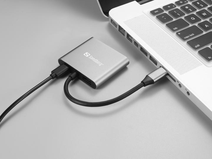 Produktbild Sandberg Dockingstation (USB-C, 2 Ports)