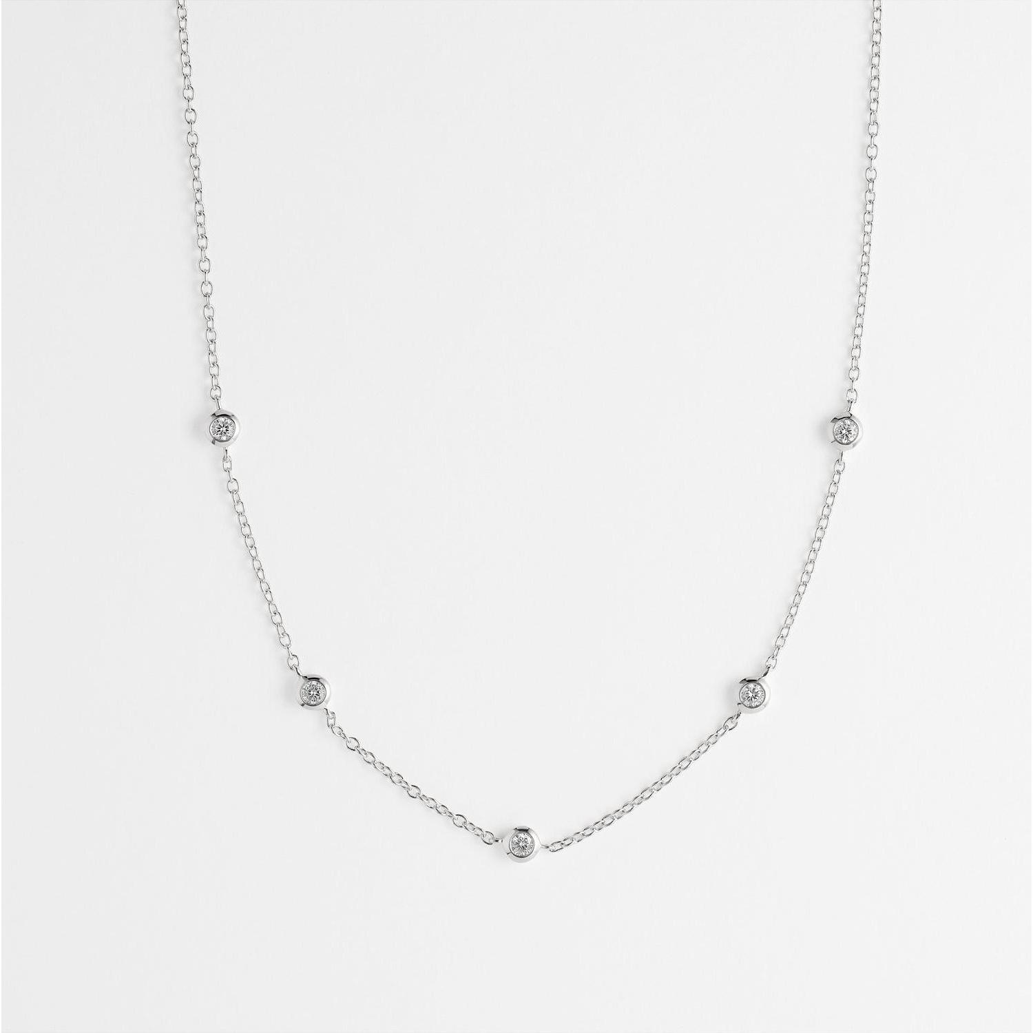 Esprit, Halsschmuck, Kette Purity, (925er Silber, 40 cm)
