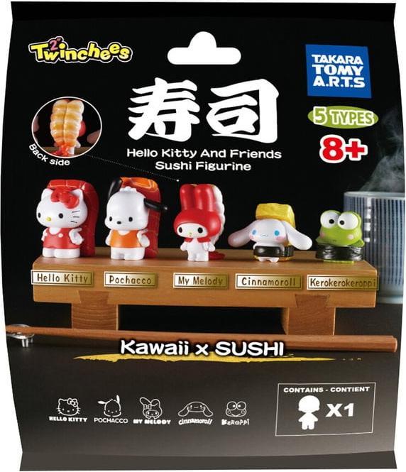 Immagine prodotto Takara Tomy Sanrio Twinchees Minifiguren Hello Kitty & Friends Sushi Kawai 5 cm Display (24)
