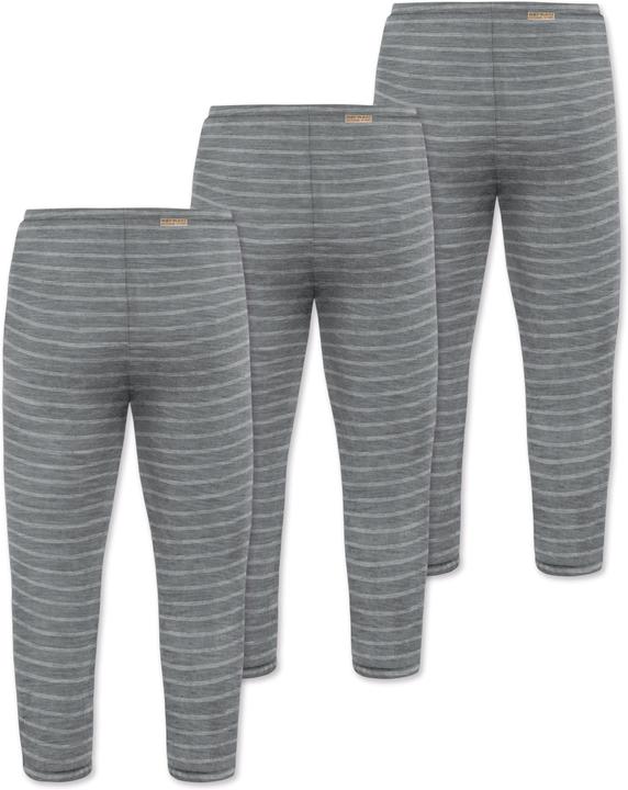 Produktbild Normani 3er Pack Baby Merino Hose mit Füssen - 9541 (68)