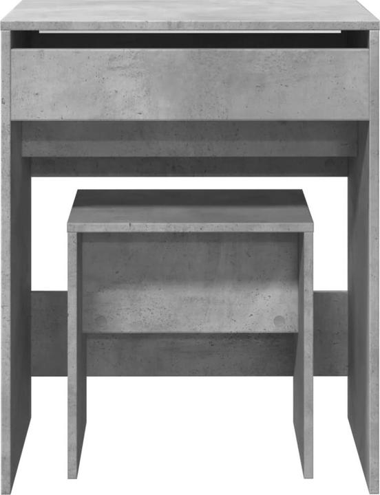 Image du produit vidaXL Coiffeuse avec tabouret 60 x 40 x 113,5 cm (60 x 40 x 75 cm)