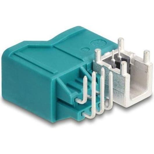 Thumbnail - Delock HDMTD single + Powerpin Stecker gewinkelt für PCB, Interne Kabel (PC)