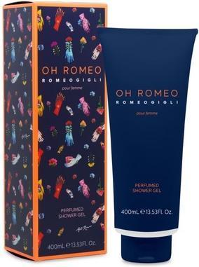 Immagine prodotto Romeo Gigli Gel Doccia Donna 400 ml con fragranza ambrata e legnosa e texture morbida e sensoriale Made in (400 ml)