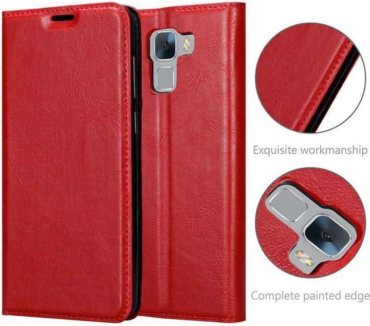 Actual product image Cadorabo Book Invisible Magnet Cover (Honor 7)