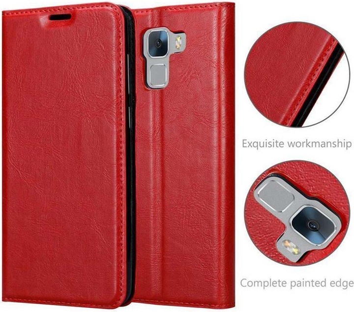Actual product image Cadorabo Book Invisible Magnet Cover (Honor 7)