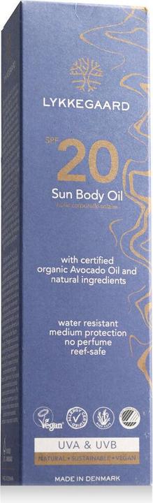 Immagine prodotto Lykkegaard Sun Body Oil (Olio abbronzatura, SPF 20, 145 ml)