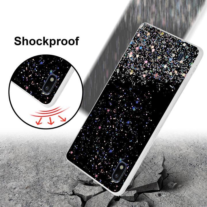 Immagine prodotto Cadorabo Copertura in TPU scintillante (HTC One M10, Samsung Galaxy A10)