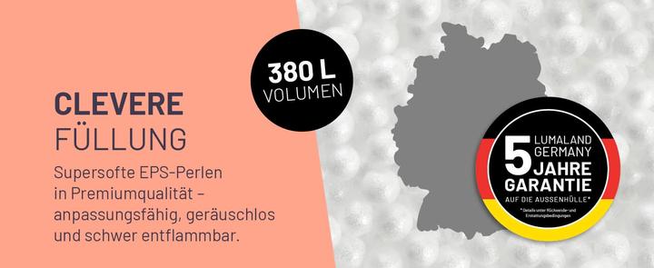 Produktbild Lumaland Sitzsack Lounge 380 L