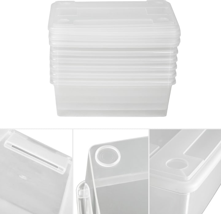 Image du produit tectake Boites de Rangement (33 x 23 x 12 cm, 9 l)