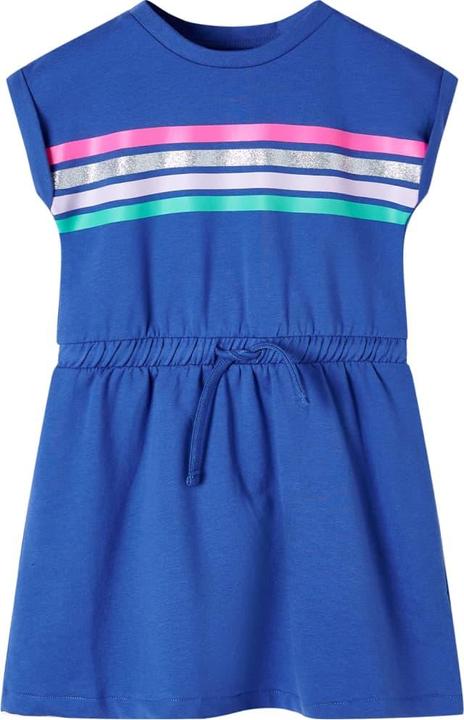 Image du produit VidaXL Robe pour enfant avec cordon de serrage Bleu cobalt 92,Matière : 95 (92)