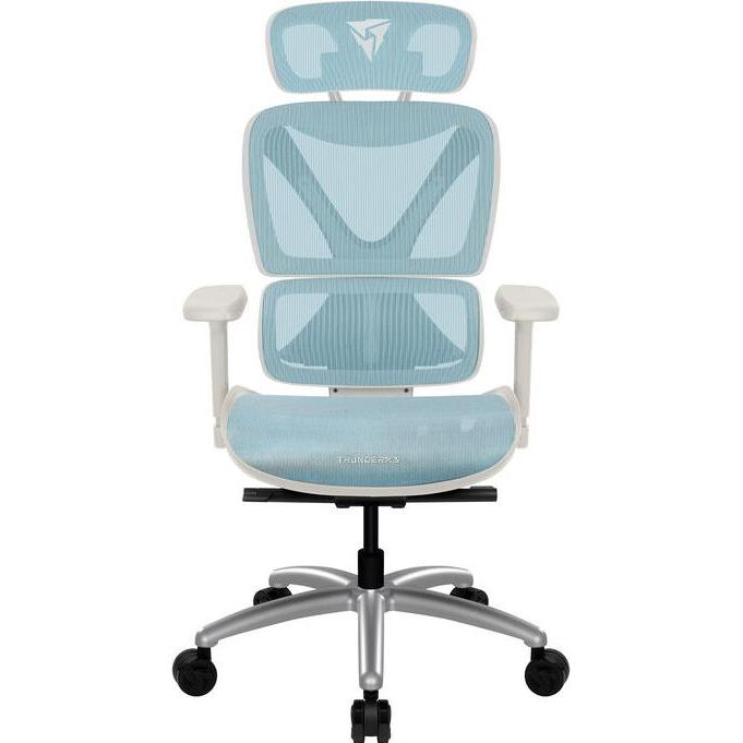 Thumbnail - Thunder X3, Bürostuhl, ThunderX3 XTC Ergonomischer Bürostuhl - weiss/blau
