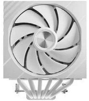 Produktbild TRYX TURRIS T620 CPU-Luftkühler, Dual-Tower, mit 5-Zoll-Display - 120mm, weiss (165 mm)