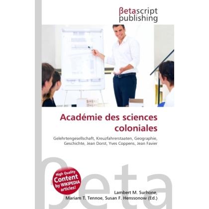 Académie des sciences coloniales, Fachbücher