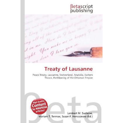 Treaty of Lausanne, Fachbücher