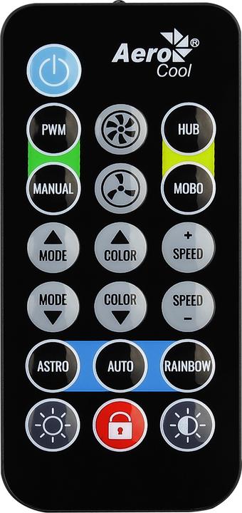 Actual product image AeroCool Mirage 12 ARGB Pro Computer Case Cooling Kit 12 cm Black (120 mm, 3x)