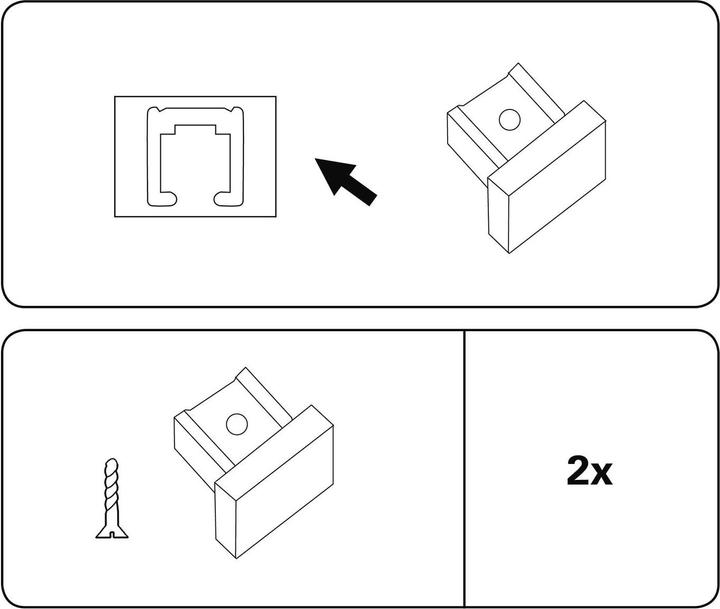 Image du produit Gardinia Endkappe