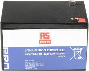 RS PRO Lithium iron phosphate battery UN38.3 (1 (1 pz., Specifico del dispositivo)