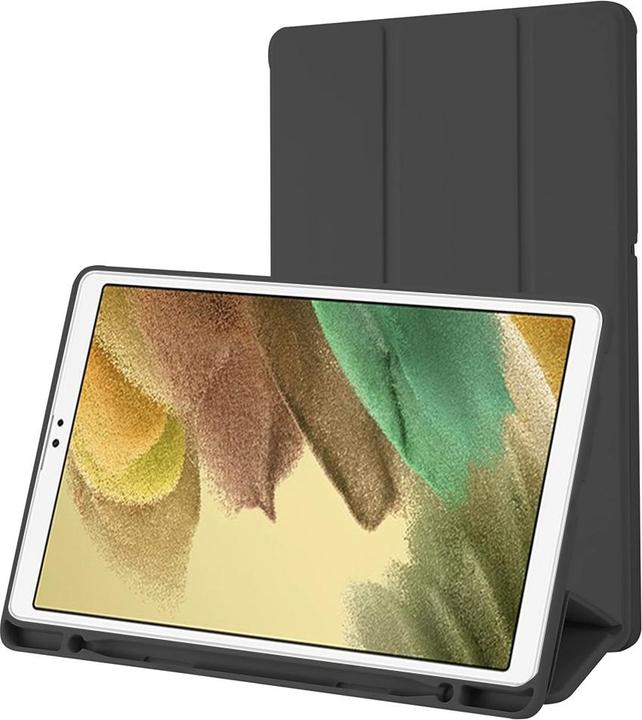 Techsuit - Flex Trifold (with Pencil Holder) - Samsung Galaxy Tab A7 Lite - Black (Galaxy Tab A7 Lite)