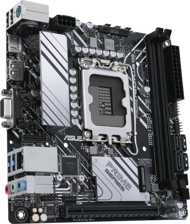 Produktbild ASUS Prime H610I-Plus D4-CSM (LGA 1700, Intel H610, Mini-ITX)