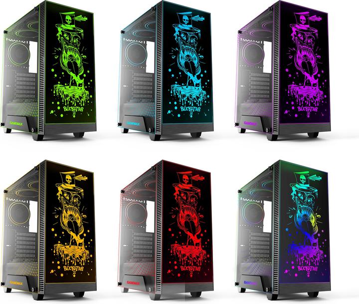 Produktbild GameMax Rockstar 7588 Ryzen 7 5700X 32GB 1TB SSD RTX 5060 (AMD Ryzen 7 5700X, 32.77 GB, 1000 GB, GeForce RTX 5060)